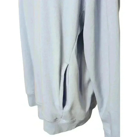 Chaps Men's XL Blue Everyday Fleece 1/4 Zip Sweatshirt with Front Pocket - Picture 4 of 8